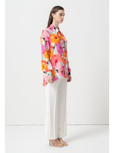 Single Tone High-Waist Trouser