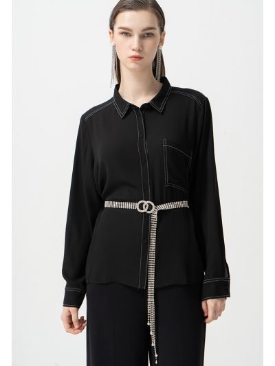 Single Tone Long Sleeves Shirt