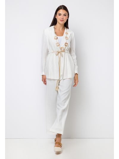 Wide Leg Single Tone Trouser
