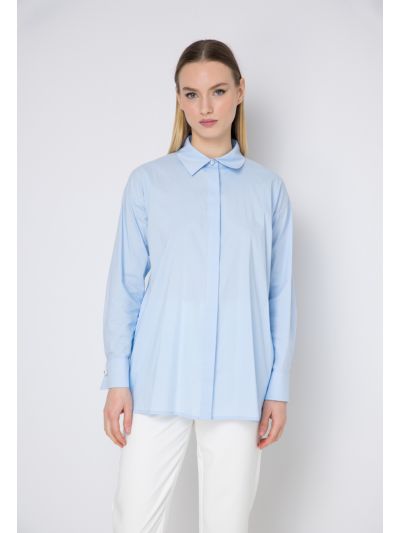 Drop Shoulder Solid Pearl Shirt- Eid Style
