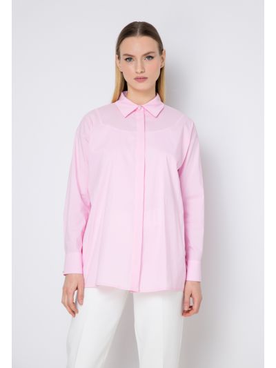 Drop Shoulder Solid Pearl Shirt- Eid Style