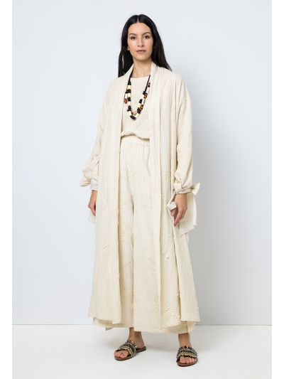 Embroidered Long Sleeves Maxi Abaya