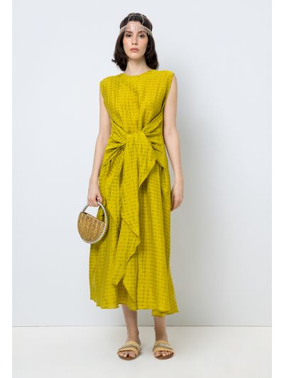Striped Sleeveless Maxi Dress