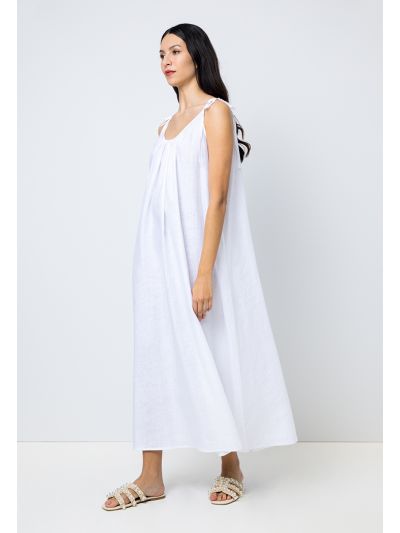 Sleeveless Flared Maxi Dress
