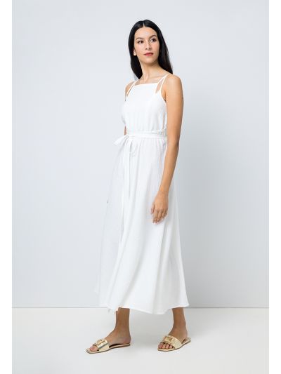 Solid Sleeveless Dress
