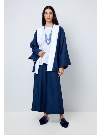 Solid Straight Wide Legs Trouser