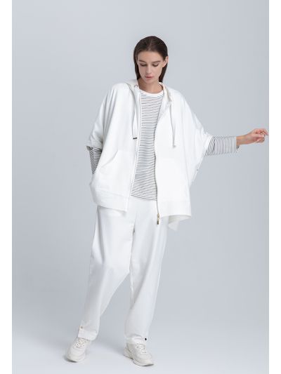 Leg Snap Button Slit Side Pants
