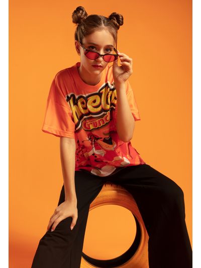 Cheetos Rhinestone Graphic T-Shirt