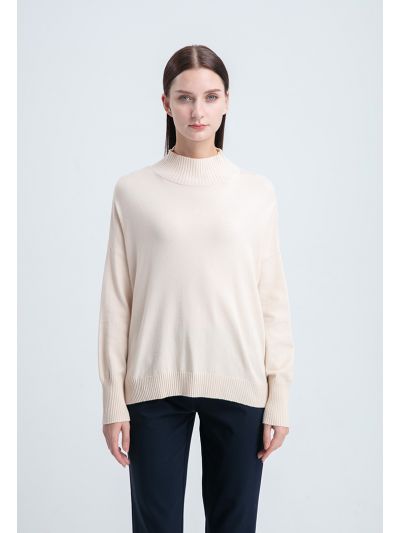 Basic Knitted High Low Top