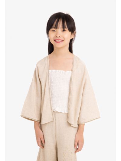 Tweety Bird Print Kimono Lace Jacket