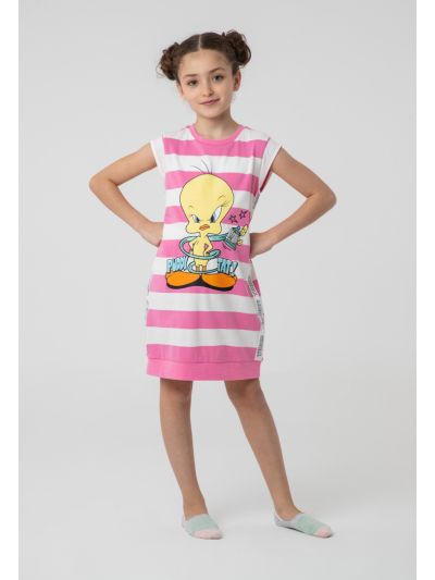 Looney Tunes Stripes Loungewear Dress