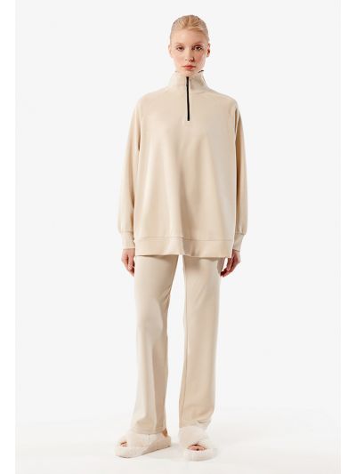 Knitted Straight Leg Pants