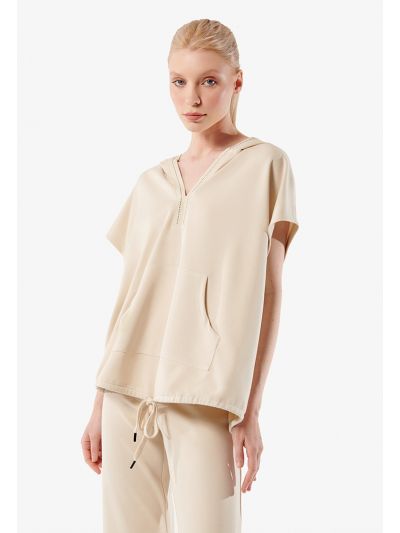 Twill Tape Stitched Knitted Top