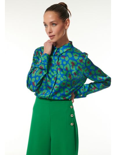 Abstract Printed Casual Shirt -Sale