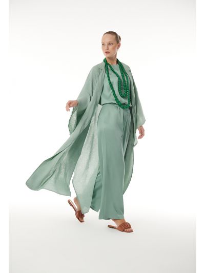 Blazer Designed Solid Long Outer Jacket