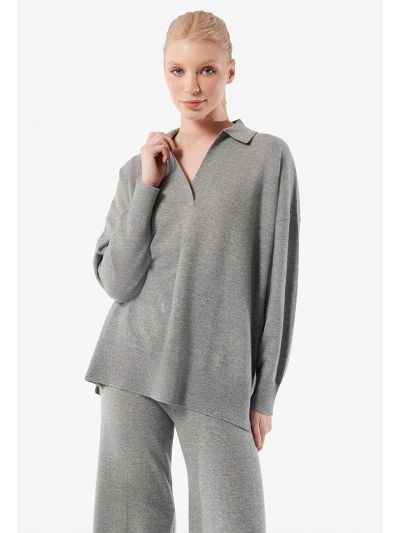 Classic Oversize Solid Knitwear -Sale