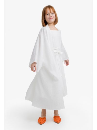 Solid Long Wide Sleeves Abaya