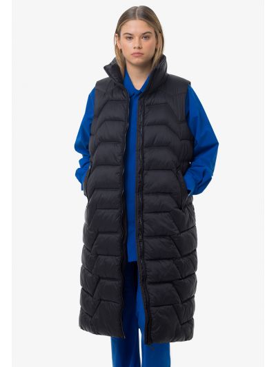 Contrast Piping Imperial Quilted Reversible Jacket
