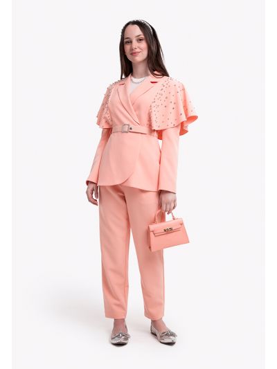 Solid Straight Leg Trousers
