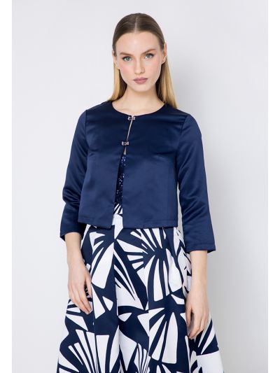 Solid Long Sleeve Jacket- Eid Style