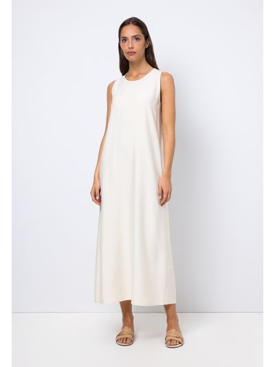Solid Sleeveless Dress