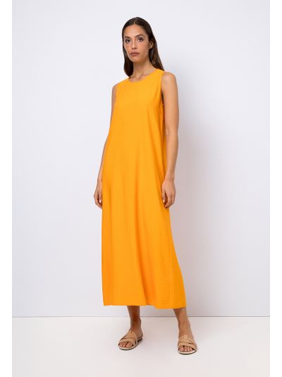 Solid Sleeveless Dress
