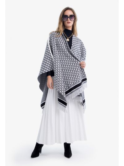 Solid Pleated Flared Maxi Skirt -Sale