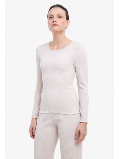 Baby Overlock Hem Knitted Top