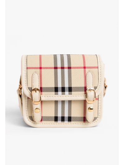 Checked Crossbody Bag