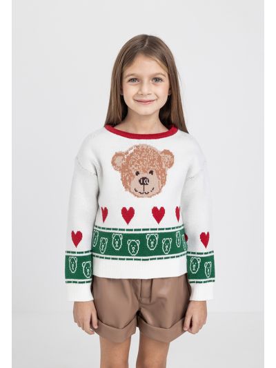 Knitted Long Sleeved Sweater