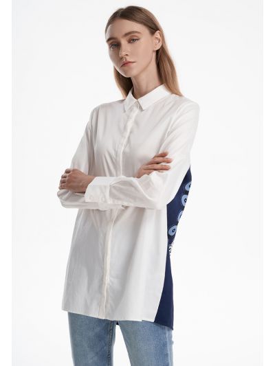 Circular Back Pattern Shirt -Sale