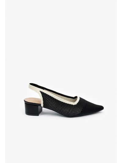 Classic Sling Back Chunky Pumps