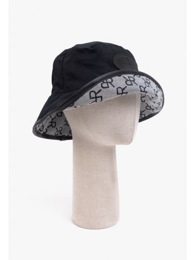 Two Toned Monogram Bucket Hat