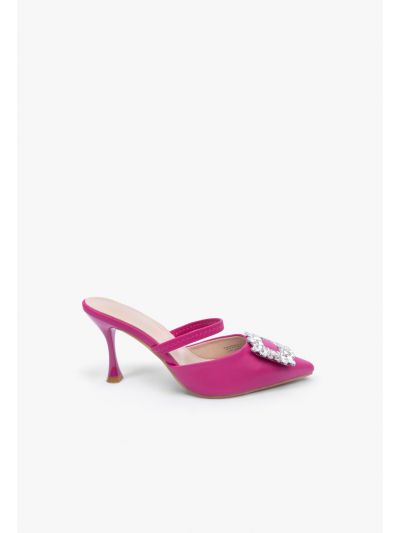 Exotic Crystal Embellished Heeled Sandals