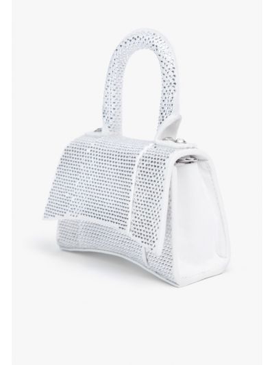 Mini Crystal Embellished Hand bag