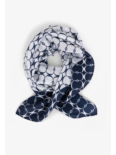 Two Toned Monogram Scarf