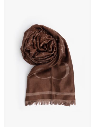 Printed Monogram Shawl