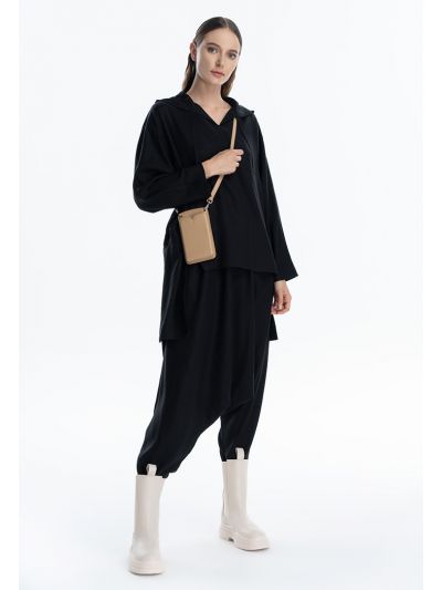 Baggy Loose Fit Solid Trouser