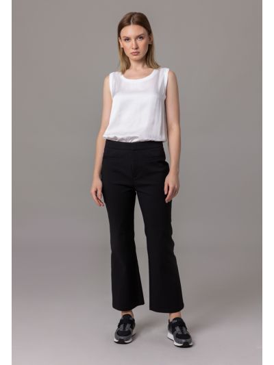 High Rise Regular Fit Formal Trousers