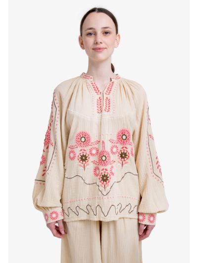 Floral Embroidered Top