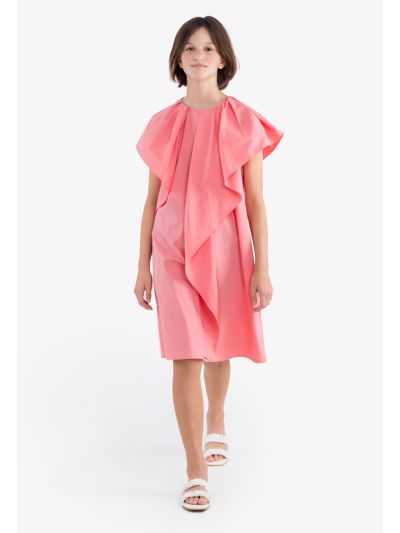 Ruffled Vibrant Dress