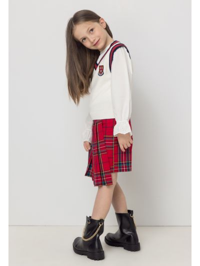 Harvard Plaid Skort