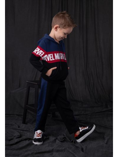 Drawstring Waist Insert Side Ribbed Pants