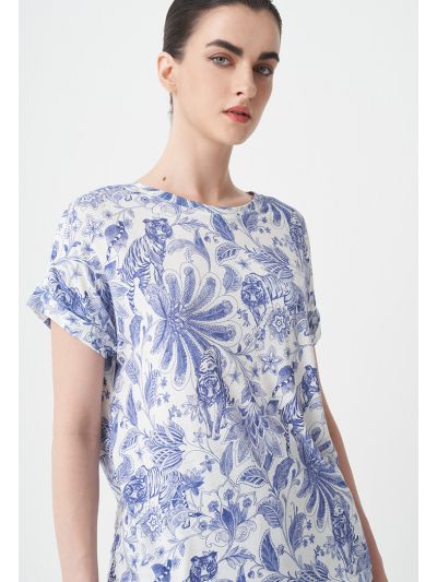 Printed Crew Neck T-shirt