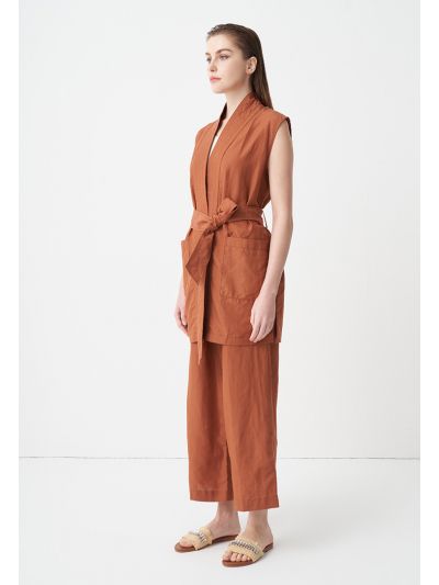 Solid Straight Fit Casual Trouser