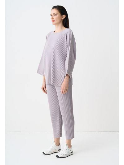 Single Tone Pleated Trouser
