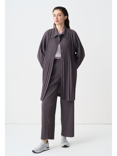 High-Waist Pleated Trouser