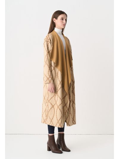 Chain Print Loose Fit Kimono