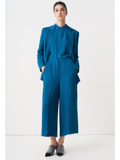 Single Tone Wide Legs Culottes