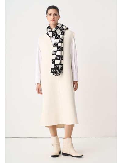 Solid Sleeveless Winter Dress